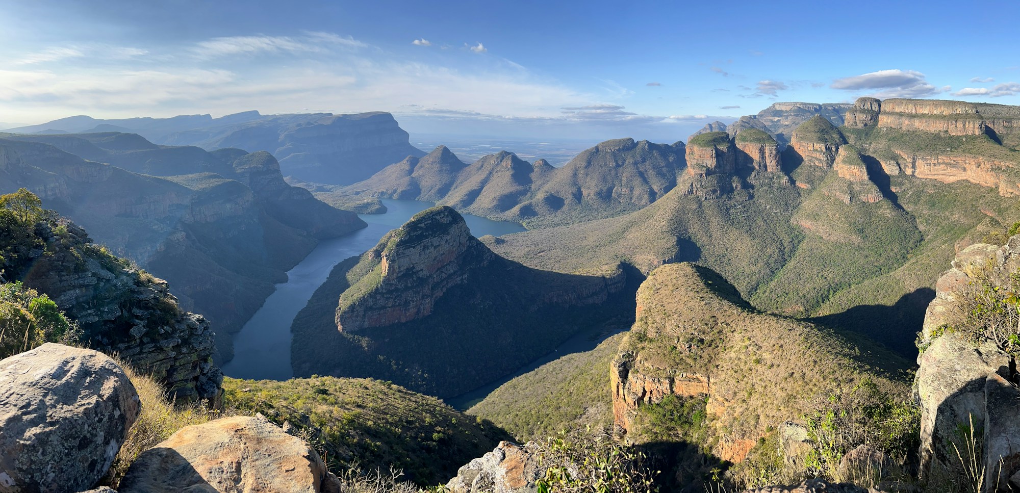 The Three Rondavels overlooking Blyde River Canyon